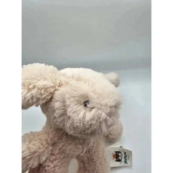 Jellycat Bashful Blush Bunny Ring Rattle Rabbit Plush Grabber Soft Baby Toy - Picture 4 of 4